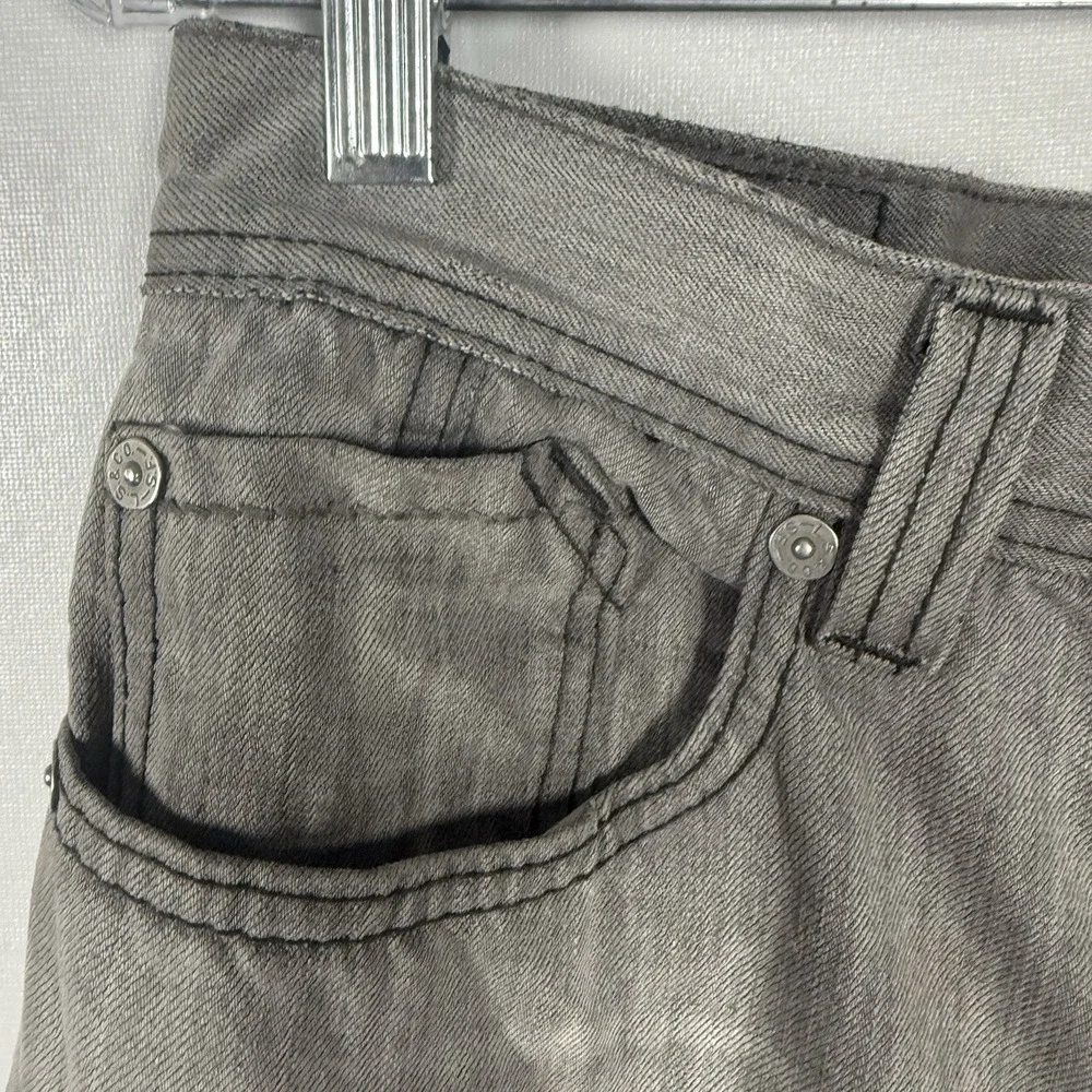 Levi's 511 Jeans Men 32x32 Gray Zipper Back Pocket Utility Skinny Fit Streetwear
